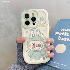 Cute Cartoon Soft Phone Case with Hand Strap