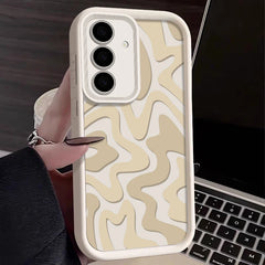 Striped Pattern Silicone Case for Samsung