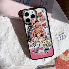 Crying Baby Police Girl Magnetic Phone Case for iPhone