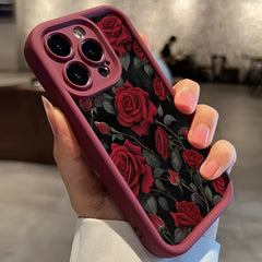 Vintage Rose Art Phone Case for iPhone
