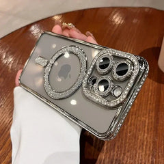 Clear Bling Crystal Phone Case with Magsafe