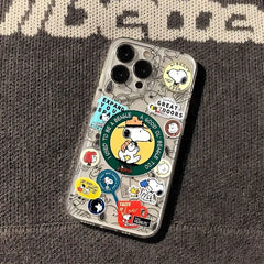 Snoopy Coffee Clear Phone Case