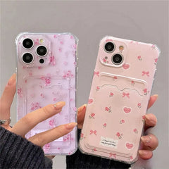 Small Flower Card Holder Phone Case
