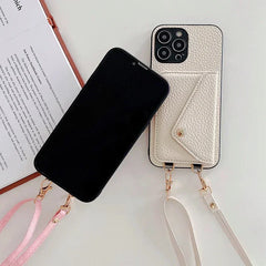 Crossbody Leather Wallet Phone Case