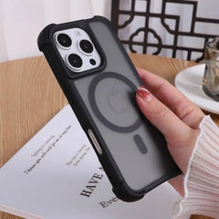 Matte Magnetic Armor Shockproof Phone Case
