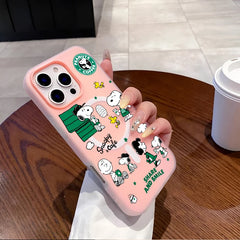 Snoopy Coffee Magnetic Phone Case