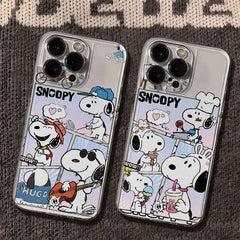 Cartoon Snoopy Guitar Soft Phone Case