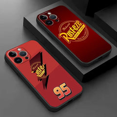 Disney Lightning McQueen Logo Phone Case for iPhone