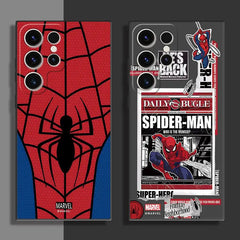 Marvel Spider Man Phone Case for Samsung Galaxy S25 S24 Ultra S20 FE S22 S21 Plus S23 Cover