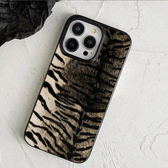 Luxury Tiger Skin Silicone Phone Case for iPhone