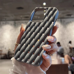 Solid Color Mesh Phone Case for iPhone