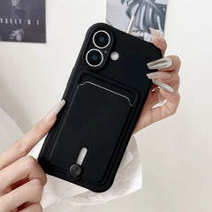 Silicone Wallet Phone Case for iPhone