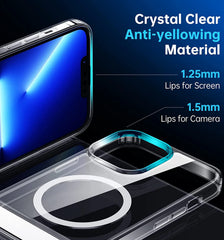 Clear MagSafe Case with Kickstand for iPhone