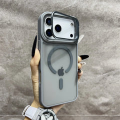 Matte Magnetic Translucent Stand Phone Case