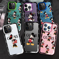 Mickey & Minnie Cartoon Soft iPhone Case