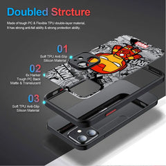 Cartoon Marvel Groot & Spiderman Shockproof Case