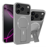 MagSafe Carbon Fiber Stand Case for iPhone