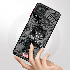 Marvel Cartoon Groot & Spider-Man Phone Case for Samsung Galaxy