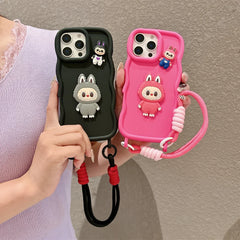 Cartoon Animal Phone Case with Strap