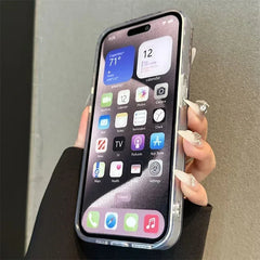 Pink Leopard Tinfoil Pattern Case For iPhone