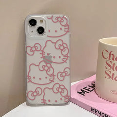 Big Hello Kitty Pink Bow Y2K Case for iPhone