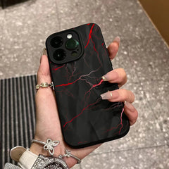Red Lightning Phone Case for iPhone
