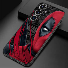 Marvel Spider-Man Half Face Phone Case for Samsung Galaxy