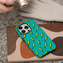 Yellow Lightning Phone Case