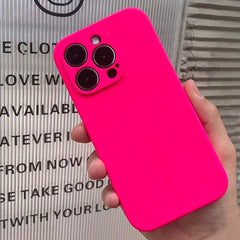 Square Liquid Silicone Shockproof Case