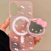 Hello Kitty Magsafe Case with Mirror Grip for iPhone