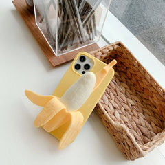 3D Banana Stress Reliever Phone Case
