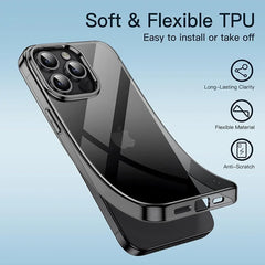 Transparent Black TPU Case