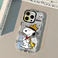 Snoopy Cartoon Mirror Phone Case