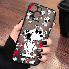 Frosted Snoopy Translucent Phone Case