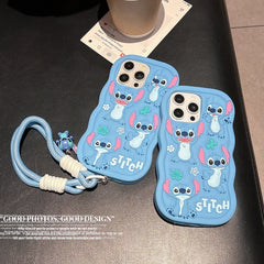 3D Lilo Stitch Silicone Phone Case
