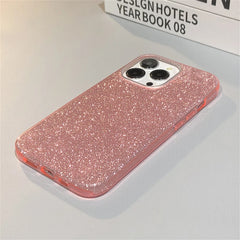 Glitter Gradient Shockproof Case For iPhone