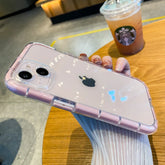 Transparent Shockproof Case with Light for iPhone