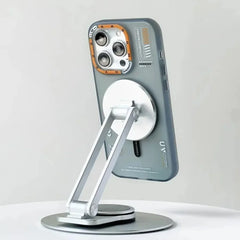 Matte Magnetic Phone Case with Metal Lens Frame