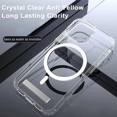 Clear MagSafe Case with Kickstand for iPhone