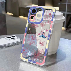 Korean Cartoon Stitch & Angel Phone Case