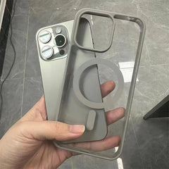Transparent Matte Acrylic Magsafe Phone Case