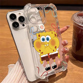 Soft Silicone SpongeBob Phone Case for iPhone