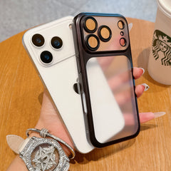 Transparent Plating Frame Phone Case