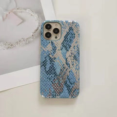Gold Snake Pattern Phone Case