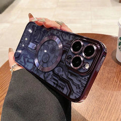 Mechanical Gear Transparent Case for iPhone