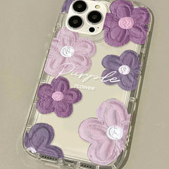Purple Floral Phone Case