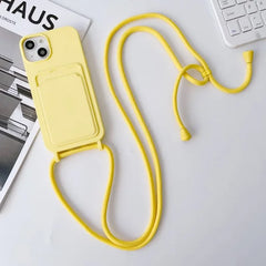 Crossbody Lanyard Rope Phone Case for iPhone