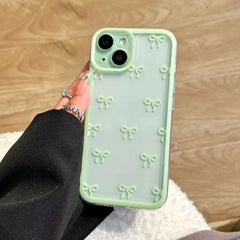 Bowknot Clear Candy iPhone Case