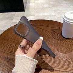 Soft Matte Transparent Silicone Case