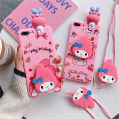3D Hello Kitty Melody Silicone Phone Case